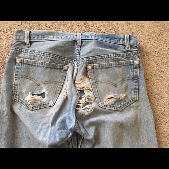 LEVI’S Vintage 501 Button Down Blue Jeans Size 32 x 40 tag - Picture 7 of 10